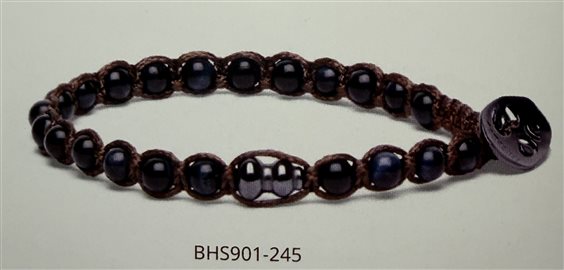 Bracciale Tamashii Essenza in Argento Occhio di falco BHS901-245 - BHS901-245